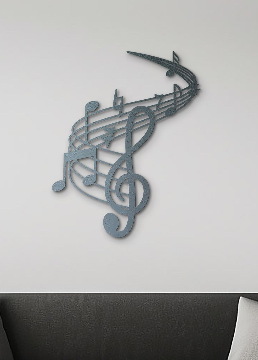 Деревянный декор для комнаты, декоративное панно на стену "Музыка", стиль минимализм 30х38 см Woodyard (292113219)