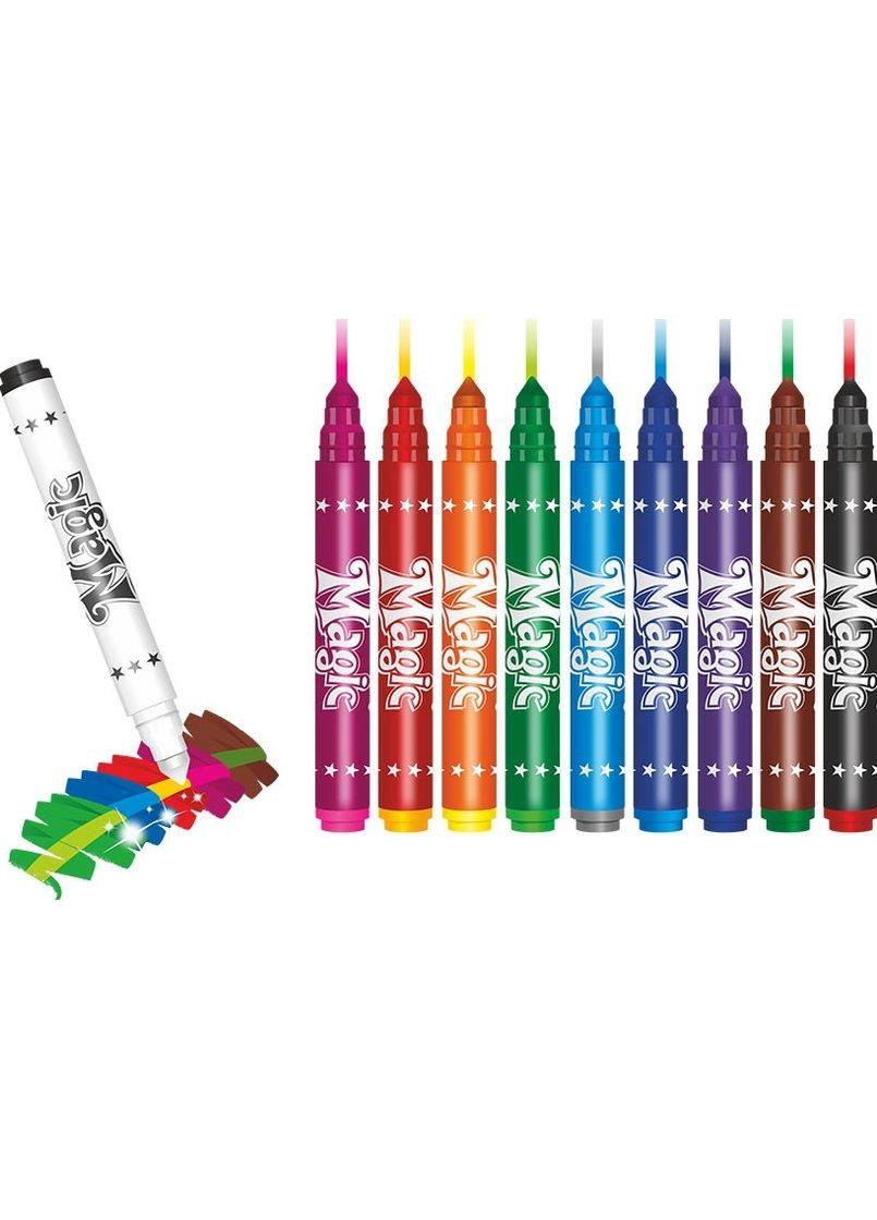 Фломастеры Magic, 18 цветов, 9 шт. () Colorino 34630PTR (331860641)