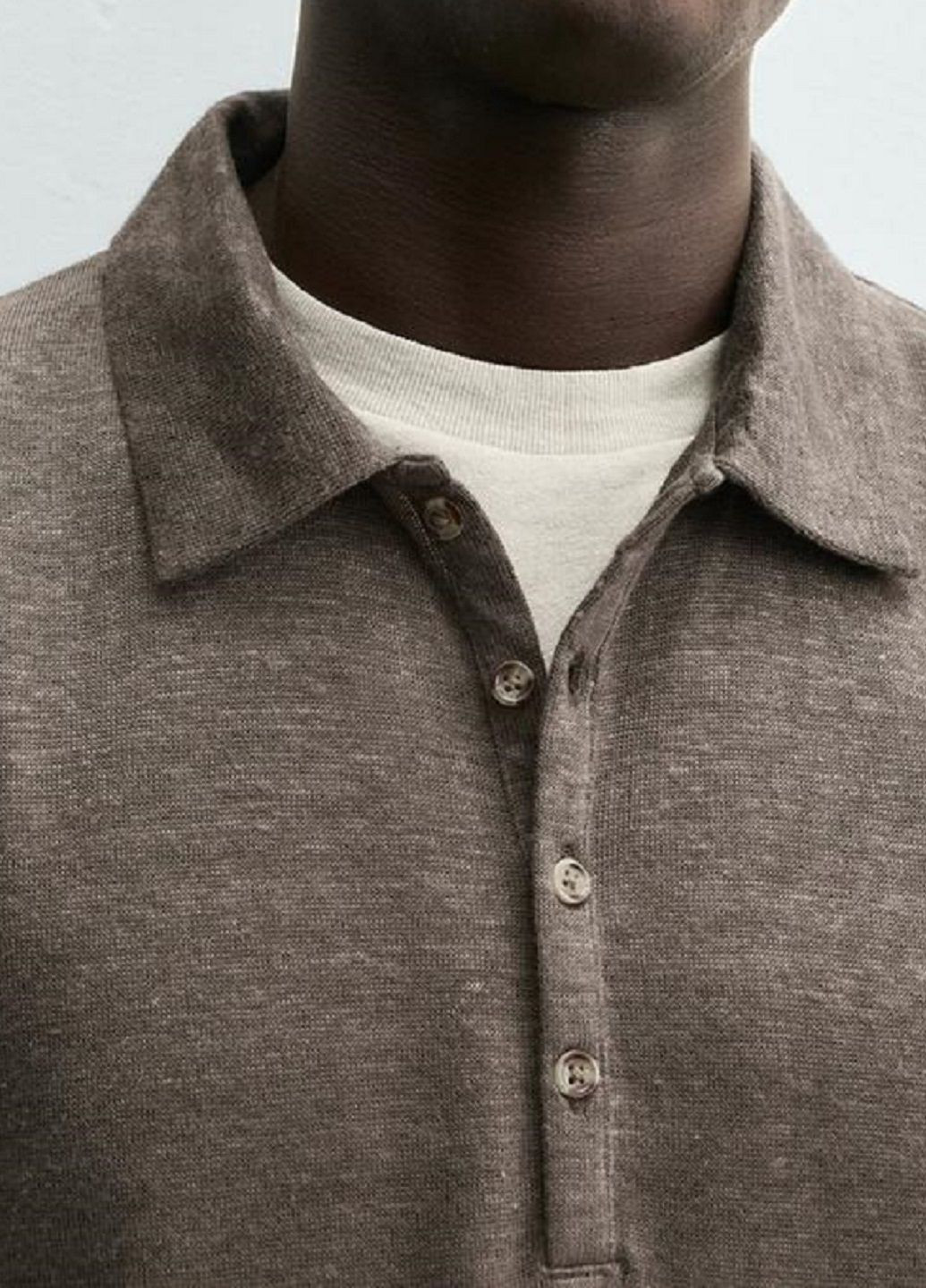 Коричнева футболка Zara