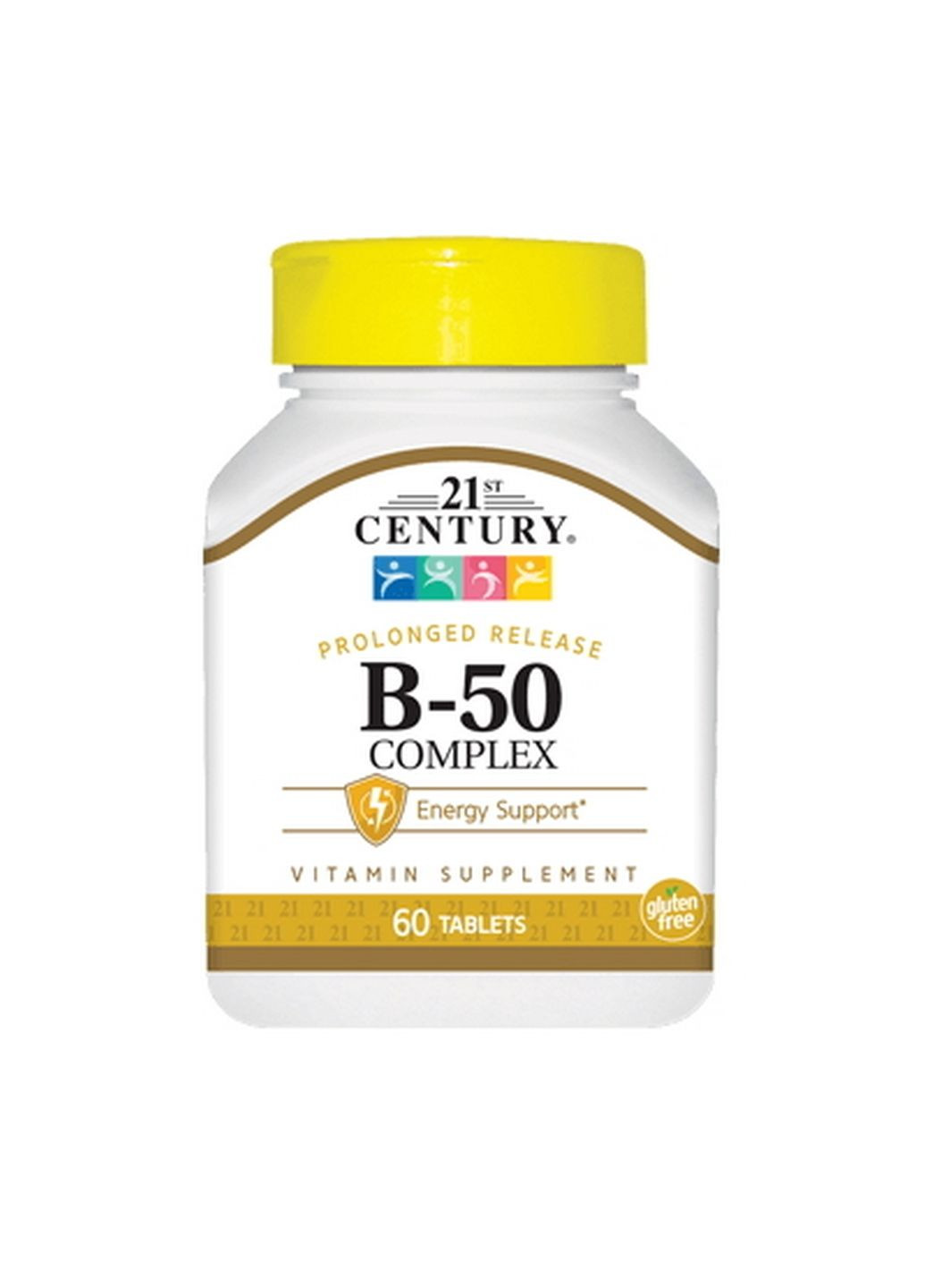 Вітаміни та мінерали Vitamin B-50 Complex, 60 таблеток 21st Century (293418986)