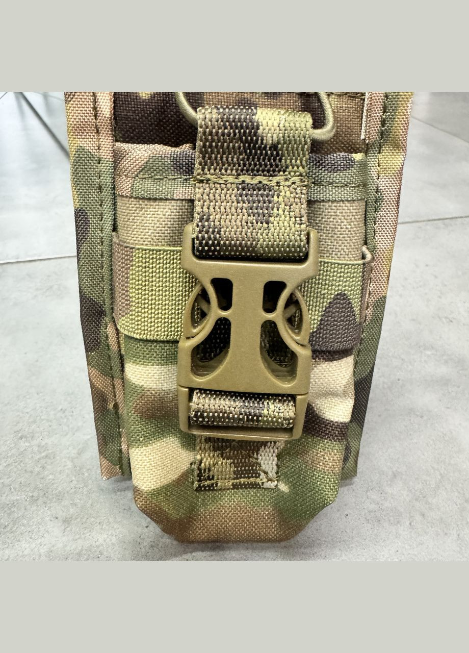 Підсумок під рацію на моллі, Мультикам,, Cordura 1000D, тактичний чохол для рації на моллі, сумка на моллі WinTac (341320105)