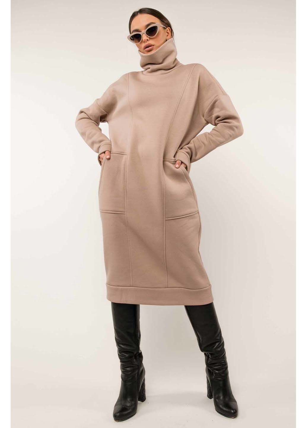 Бежевое праздничный платье Ри Мари