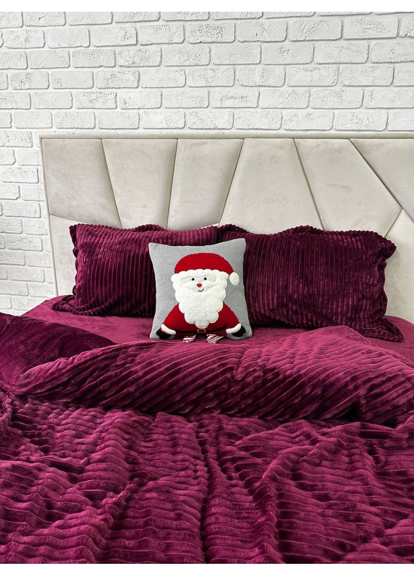 Подушка новорічна 3D Санта Клаус 15047 40х40 см No Brand (368784018)