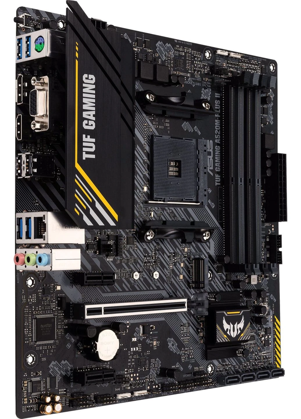 Материнcька плата TUF GAMING A520M-PLUS II sAM4 A520 4xDDR4 HDMI DP D-Sub mATX Asus (387362729)