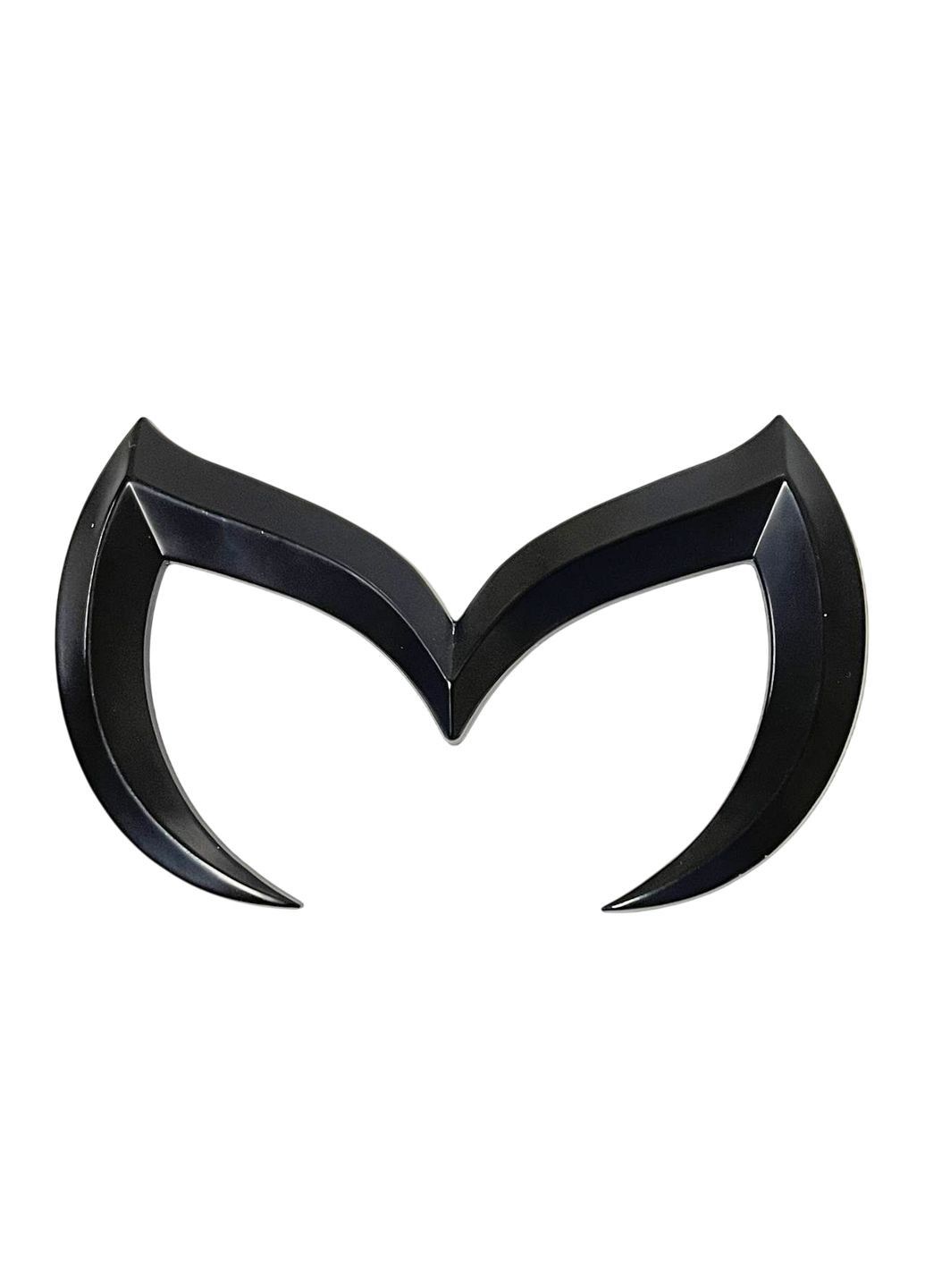 Эмблема Batman ЧЕРНАЯ 120х73 мм металл (на скотче) Mazda (369611907)