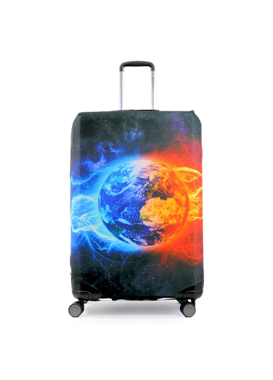 Чехол для чемодана Польша большой ткань (дайвинг) планета/ 181-28 FLY (324801538)