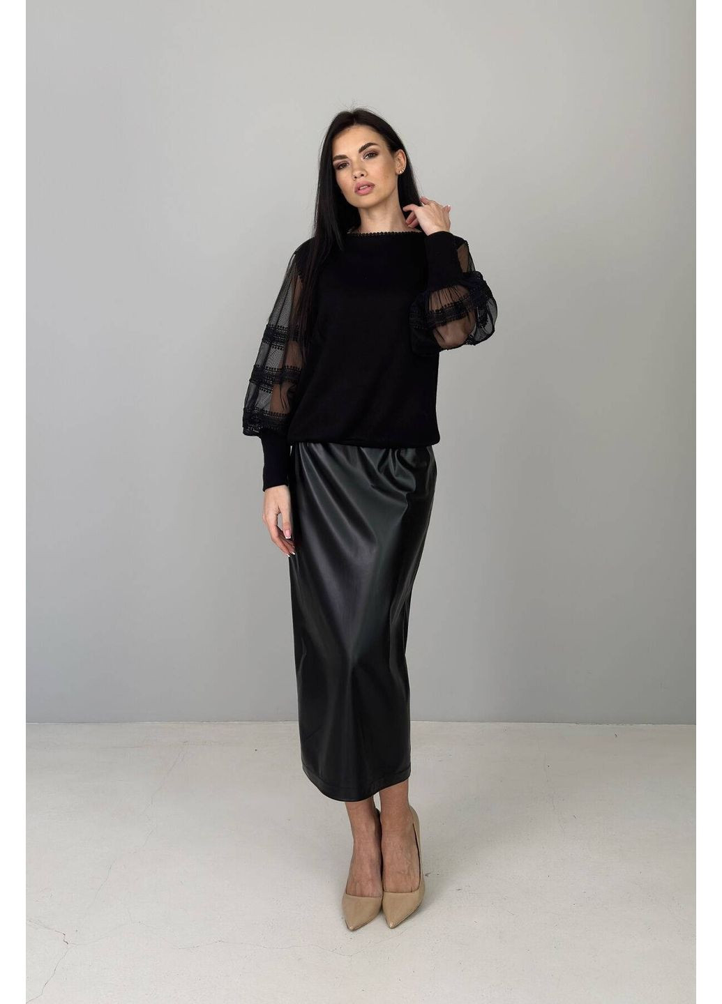 Кофта, цвет Черный Nita (371141414)