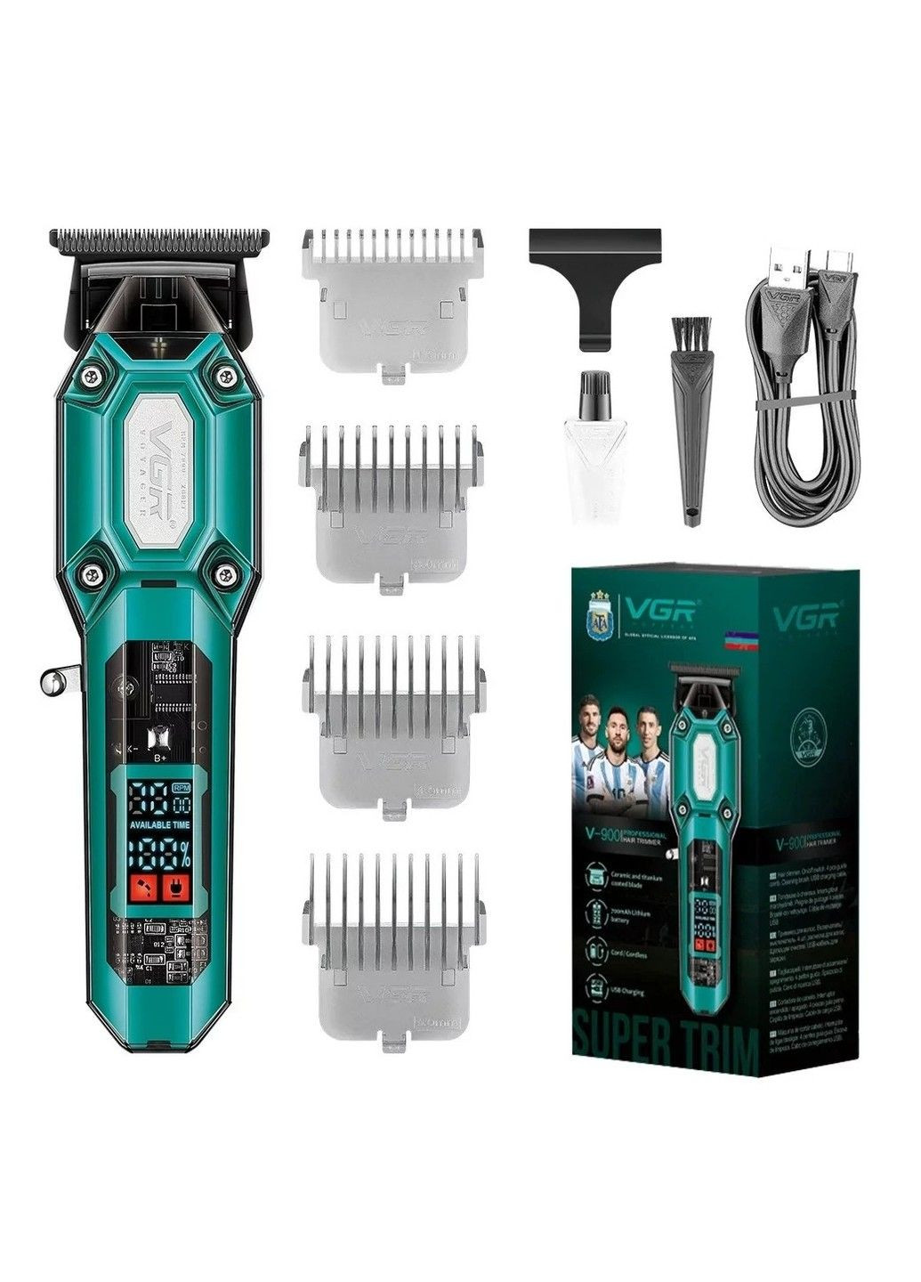 Машинка для стрижки волосся Barber VGR V-900 No Brand (332637389)