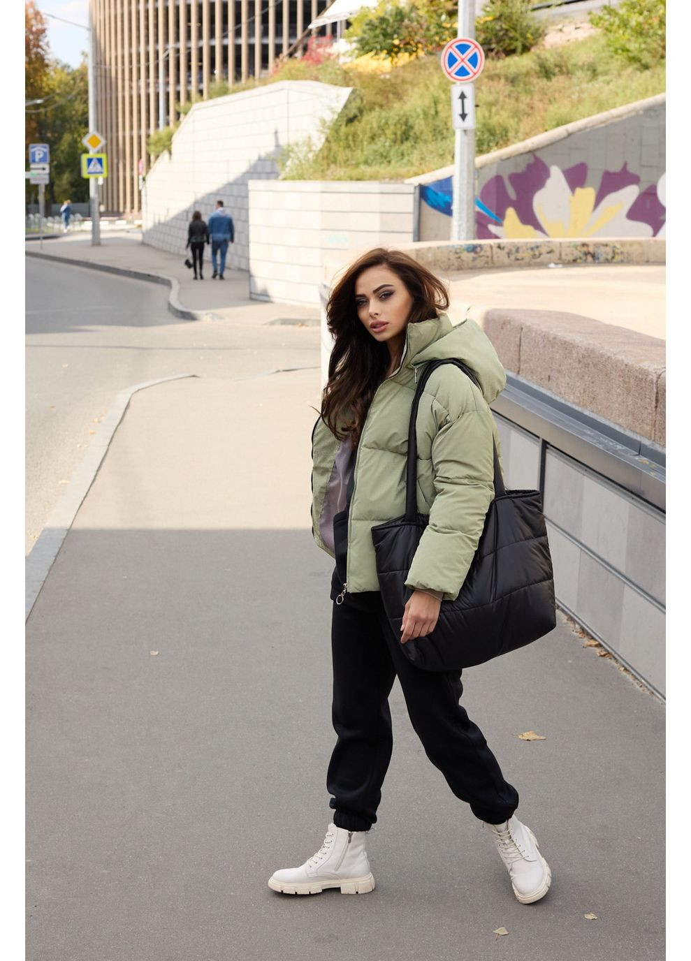 Зелена зимня куртка пуховик 1905.4943 Seventeen