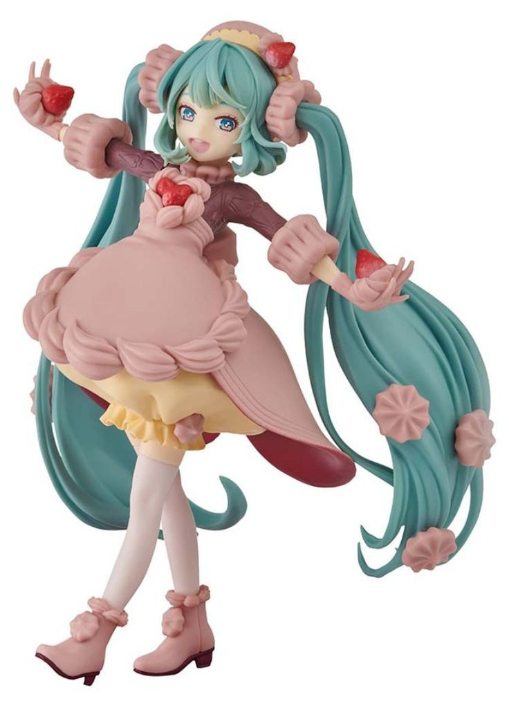 Фигурка Вокалоид Хацуне Мику Vocaloid Hatsune Miku Sweet Sweet Strawberry Choco Short 17 см WST VC HM 1 Furyu (346489417)