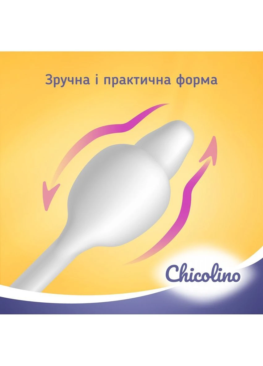 Дитячі ватні палички Chicolino, 60 шт (Термін доставки до 10-ти днів!) MIC (385837463)