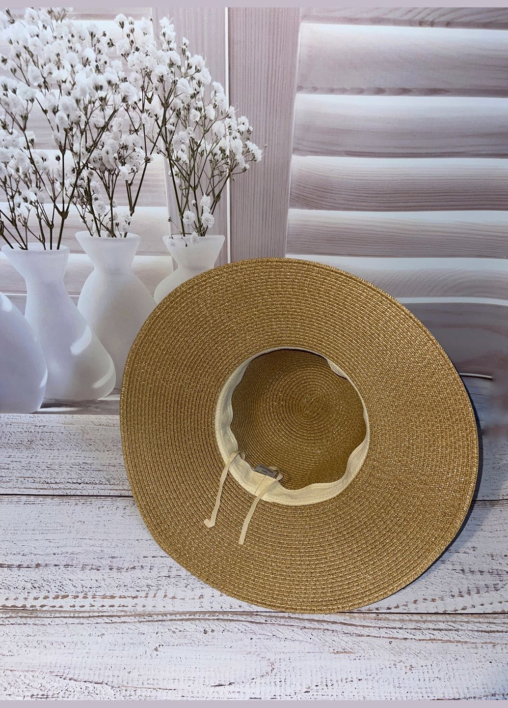 Капелюх сонцезахисний жіночий білий Гарсія (54-58) No Brand (358204264)