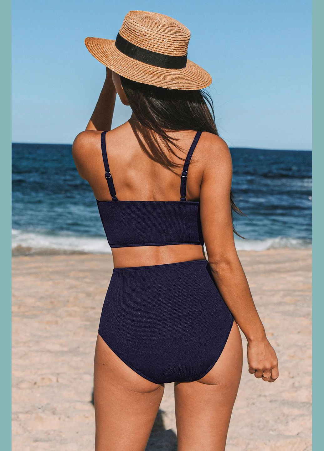 Темно-фіолетовий літній купальник CUPSHE