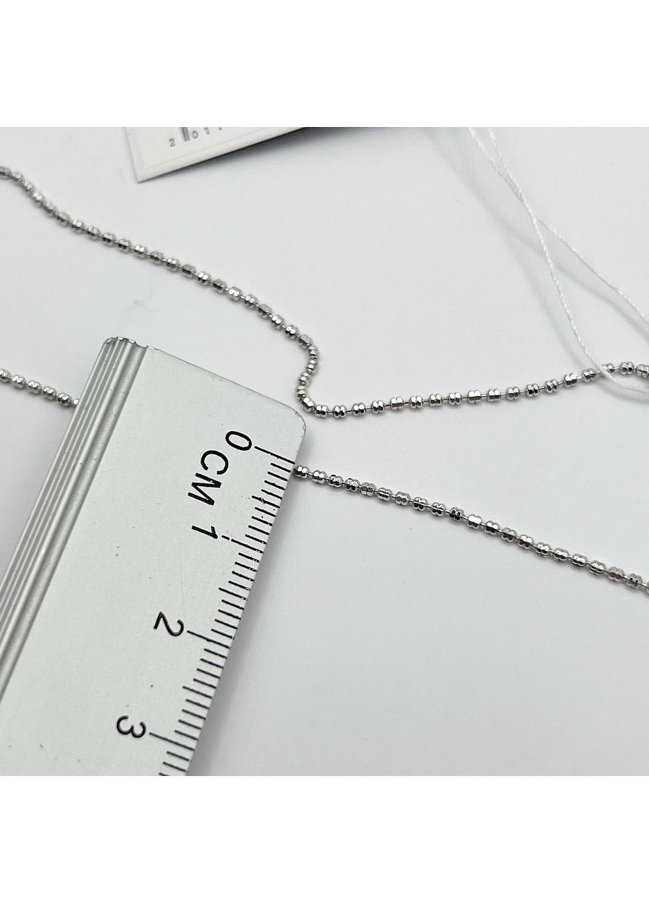 Срібний ланцюжок "Кульки" 2,73 г No Brand (370565204)