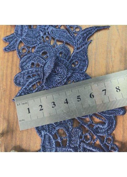 Мереживо макраме 8,5 см (9 м) колір-синій (42-HL1436-2) Plus-plus (352746153)