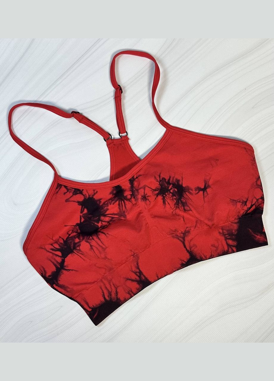 Комплект для фітнесу (спортивний костюм) тай-дай, легінси + топ No Brand (329867642)