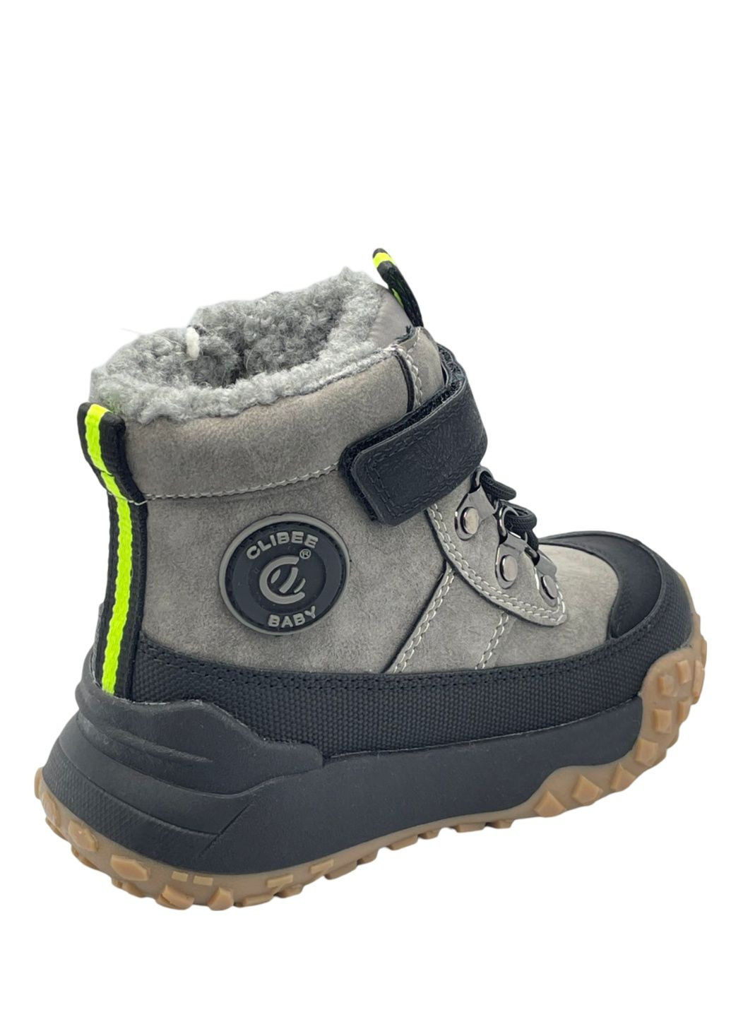 Серые повседневные зимние зимние ботинки Clibee