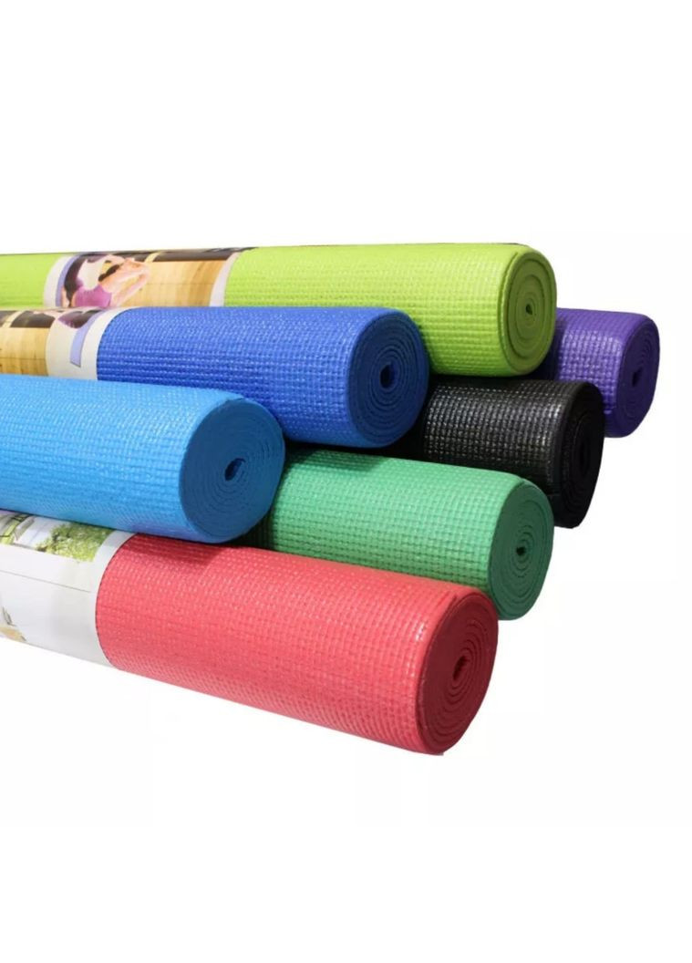 Килимок для йоги та фітнесу, pvc, 4 мм Bavar Sport (362445273)