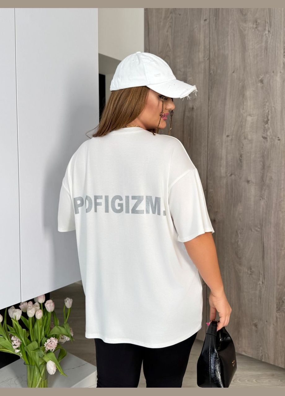 Женская футболка оверсайз Style Point - (339606577)