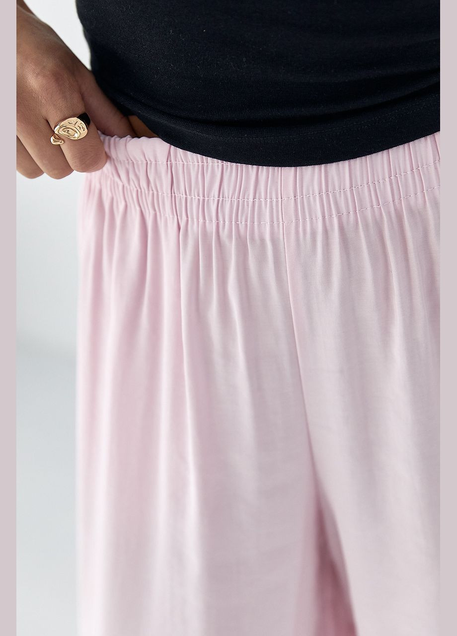 Прямые летние штаны - молочный Lurex (330988933)