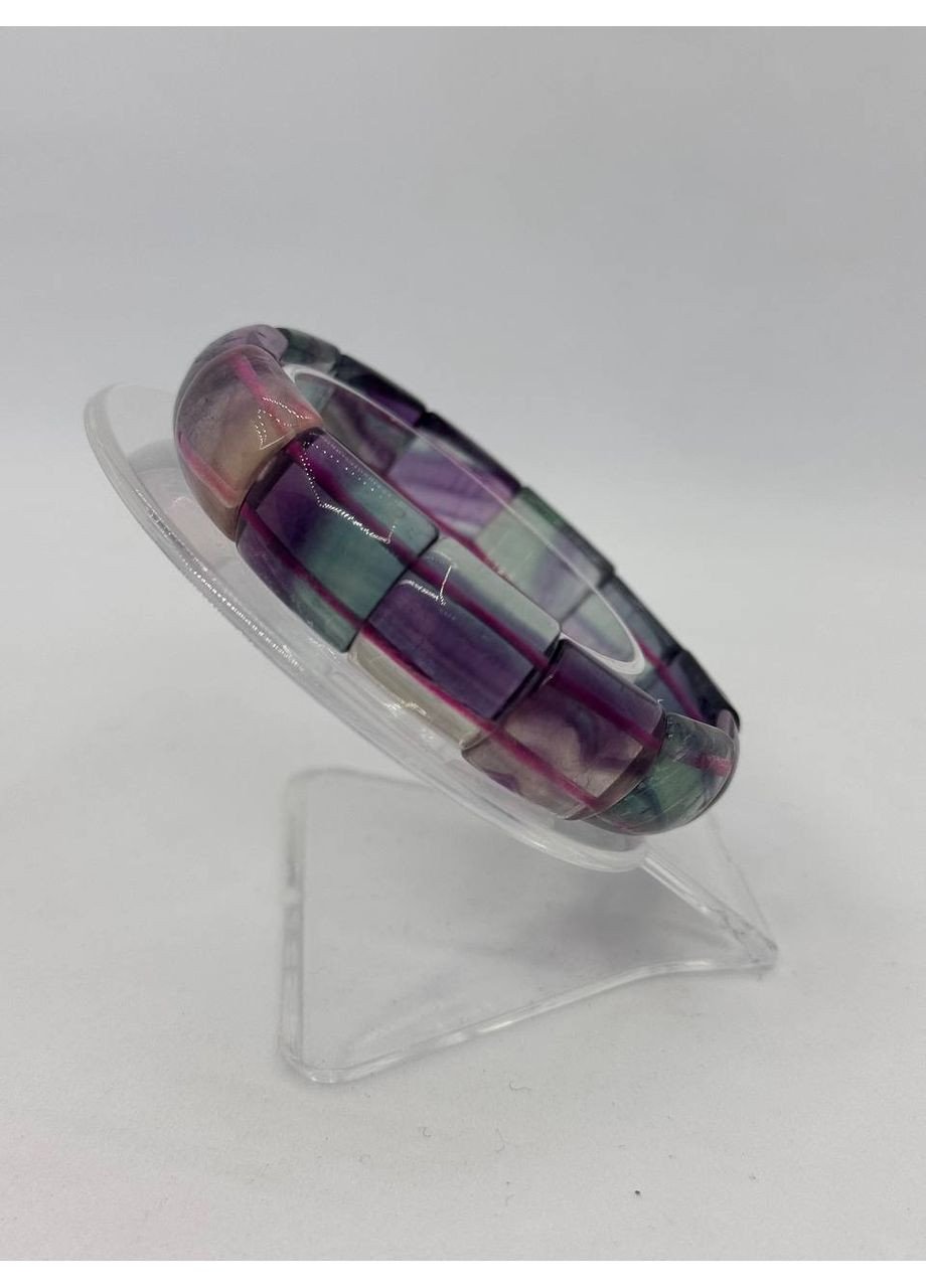 Браслет из флюорита 18 см Комбинированный (12689) No Brand (356109181)