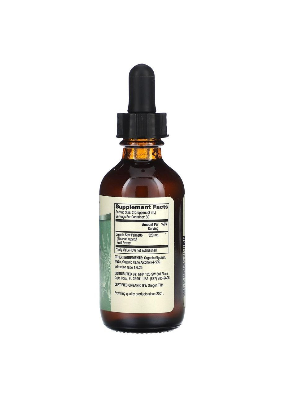 Со пальметто для чоловіків Saw Palmetto 60 мл Dr. Mercola (357343102)