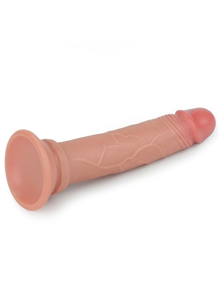 Премиальный двухслойный фаллоимитатор "Dual-layered Liquid Silicone Nature Cock 7" Lovetoy (302437408)