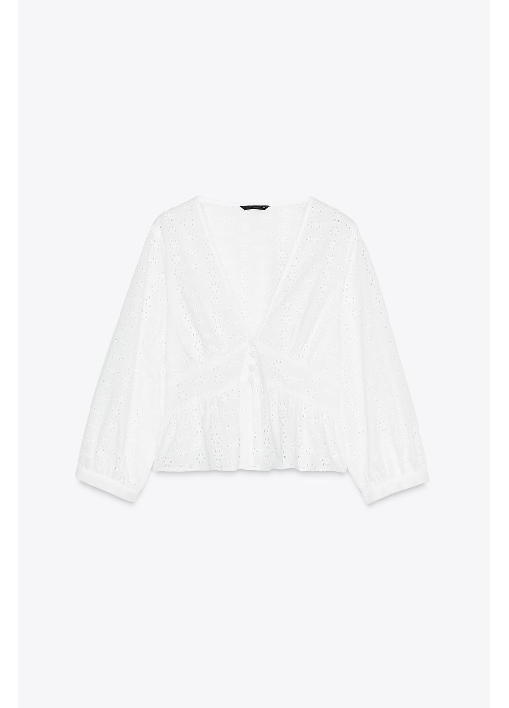 Сорочка з ажурною перфорацією Zara (352767227)