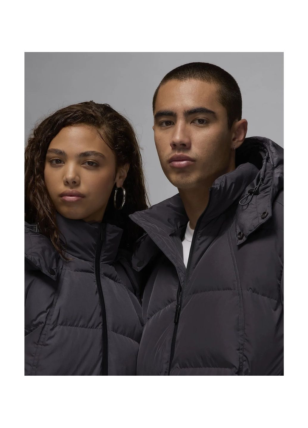 Чорна куртка унісекс down jacket black Air Jordan