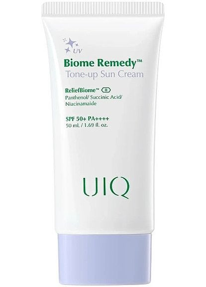 Тонуючий сонцезахисний крем Biome Remedy Tone-up Sun Cream SPF 50+ PA++++ 50ml (1404991-25710865) UIQ (368622826)