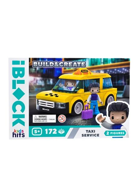 Конструктор Build & create Taxi service 172 деталі (KH17/001/4) Iblock (370624083)