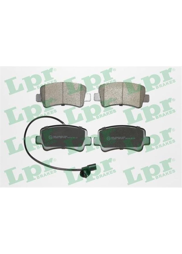 Колодка тормозной диск. OPEL MOVANO/RENAULT MASTER 04/10- задн. (выр-во ) LPR (368899042)