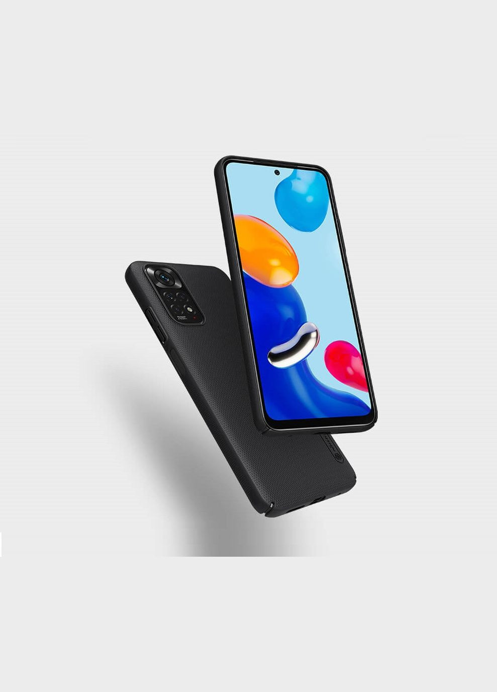 Чохол бампер Super Frosted Shield для Xiaomi Redmi Note 11 4G / Note 11s Black Nillkin (326596963)