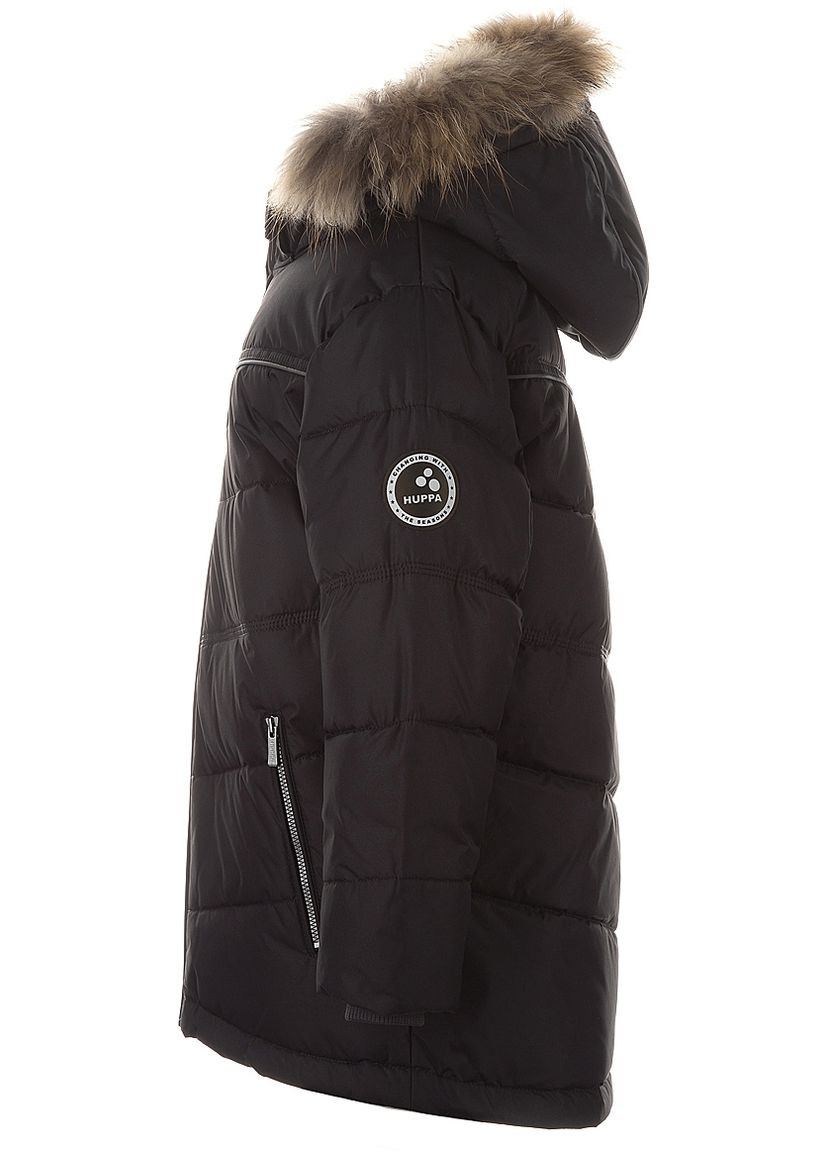Темно-сіра куртка-пуховик moody 1, р.122, темно-сірий Huppa 17470155-00018-122