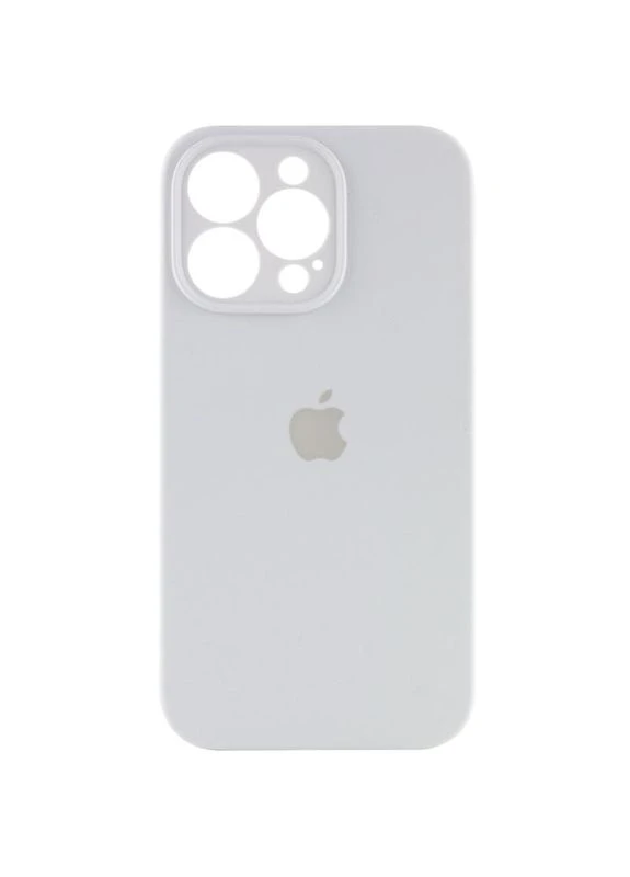 Чехол Silicone Case Full Camera Protective (AA) для Apple iPhone 16 Pro Max (6.9\") Белый Epik (373937440)
