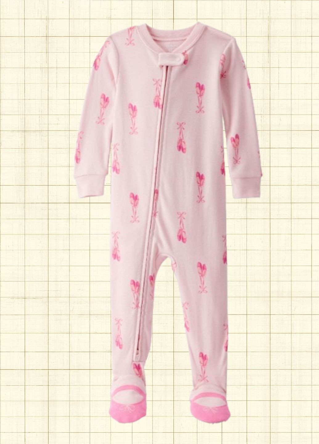 Рожева всесезон чоловічок з бавовни зі стопами комбінезон Carter's