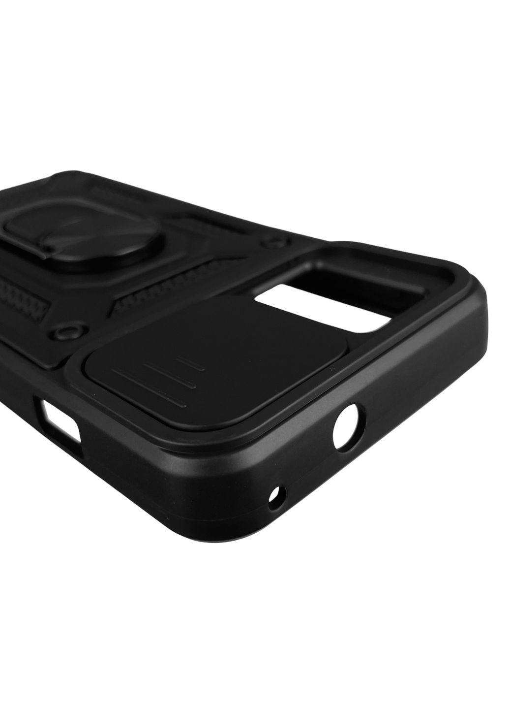 Чохол для Blade L9 броньований з кільцем зі шторкою на камеру на зте блейд л9 чорний rg1 ZTE (366023366)