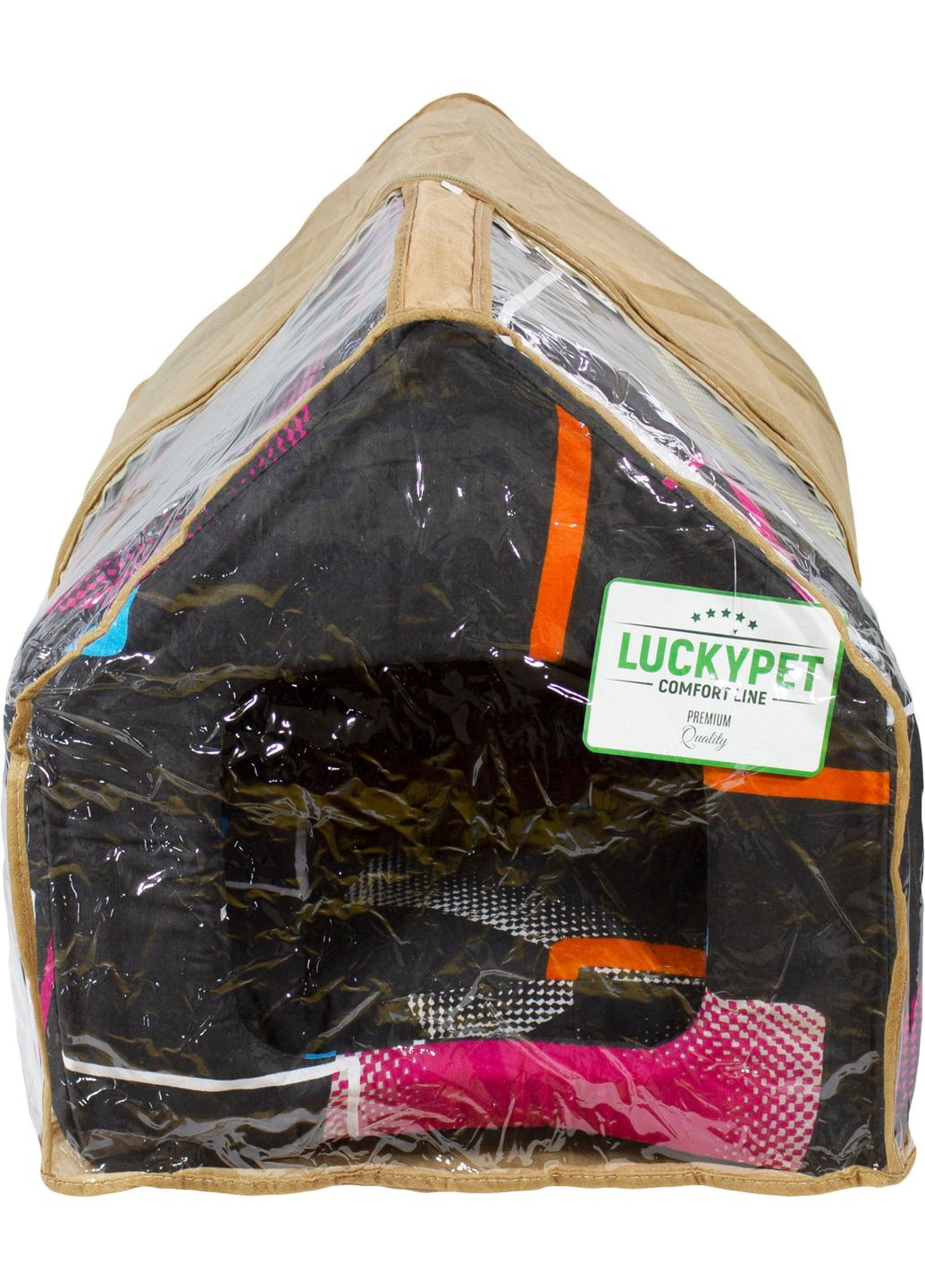 Домик для собак и кошек Джесси №0 26x27x27 см Геометрия (4820224211954) Lucky Pet (332880363)