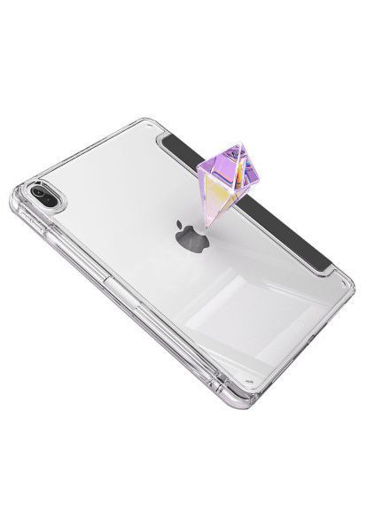 Чехол для планшета iPad Air (4/5) 2020/2022 10.9" Black (711102) BeCover Ultra Slim Origami Transparent Apple Pencil Apple (366697264)