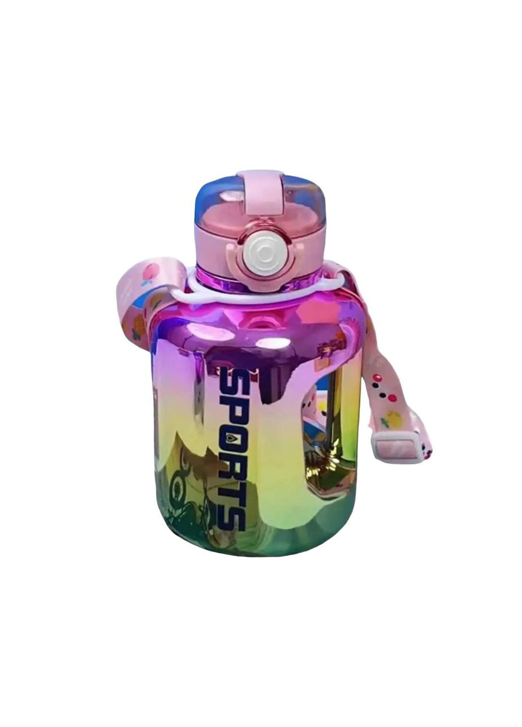 Розовая, практичная, стильная, бутылка для воды 1000 мл. No Brand (270831442)