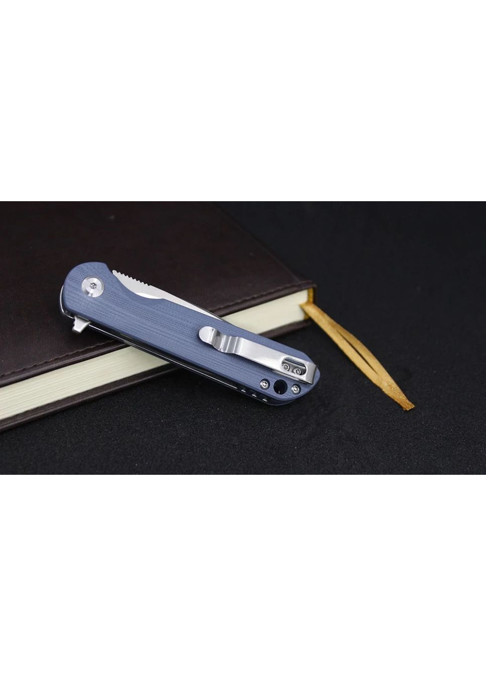 Ніж складаний FH41S-GY сталь D2, сіра рукоятка G10 Firebird (363132451)