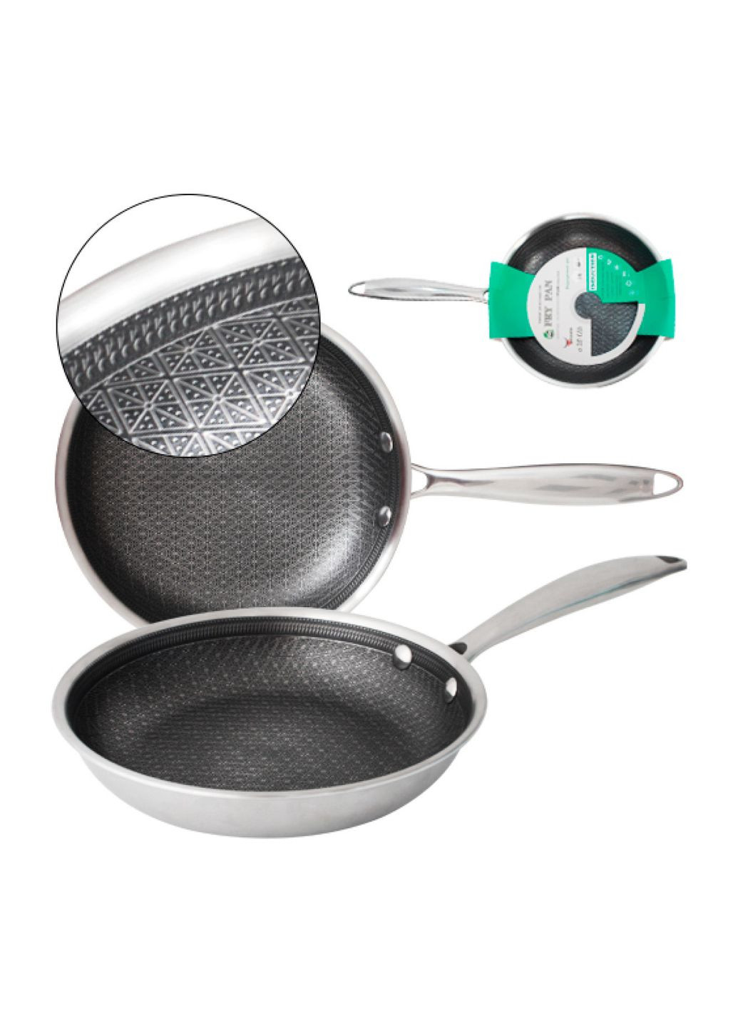 Сковорода 26 см нержавіюча сталь (9090-26) Toscana (316089443)