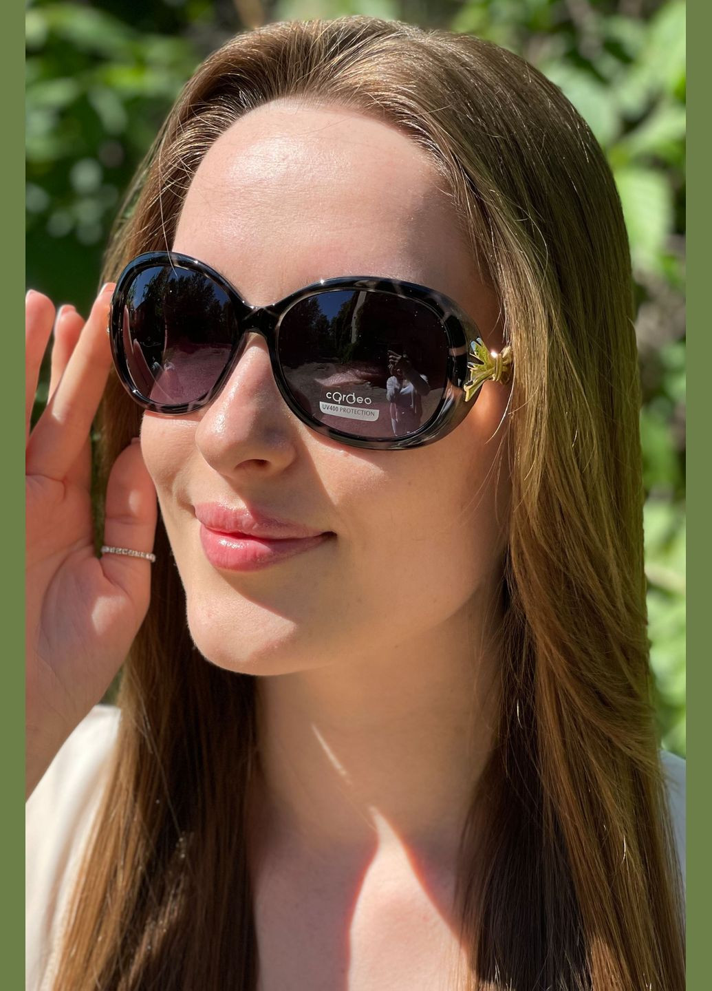 Окуляри жіночі чорного кольору Let's Shop (299146875)