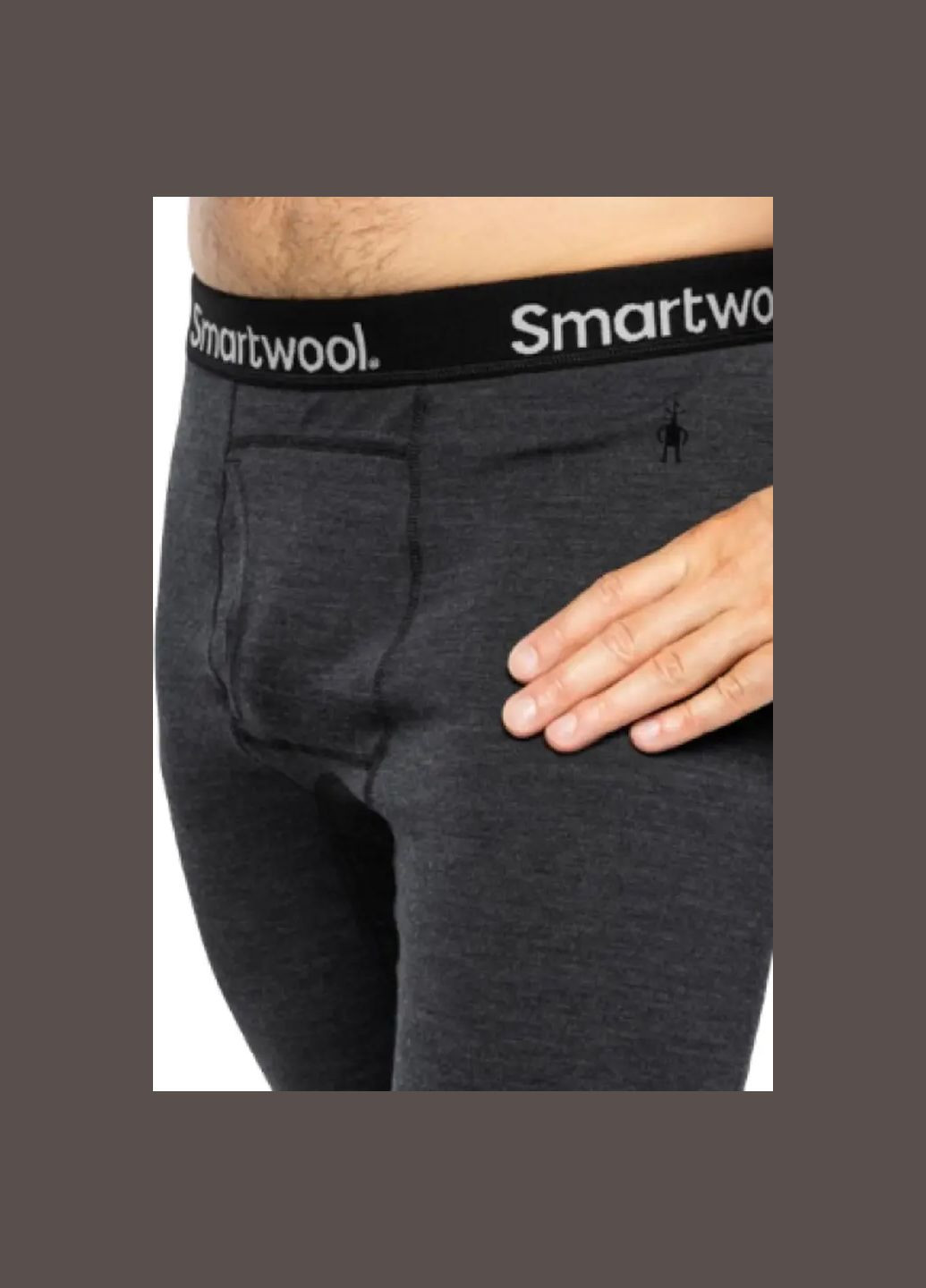 Термоштани en’s erino 250 Baselayer Bottom Boxed Charcoal heather Smartwool (317651117)