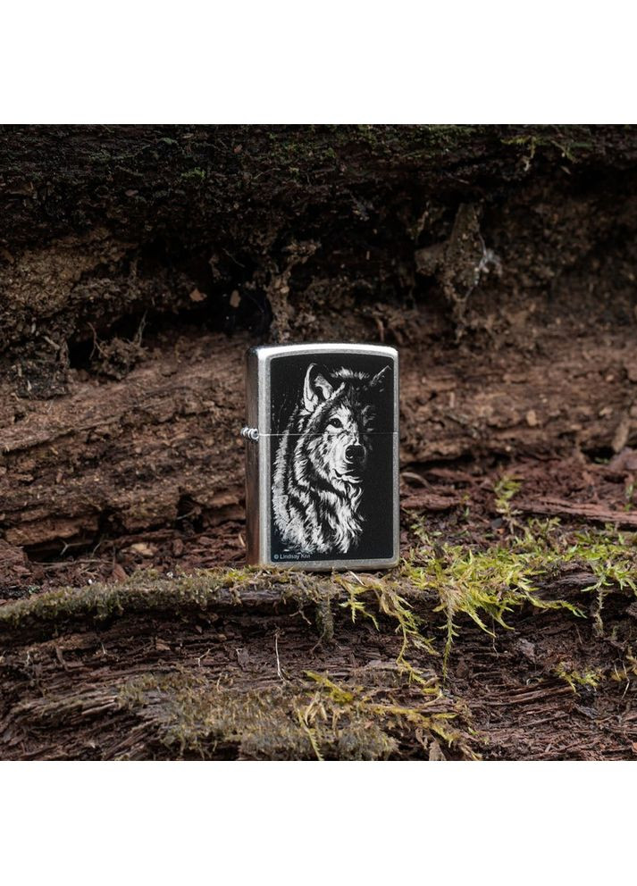 Запальничка Lindsay Kivi Shadow Wolf Design 46149 Zippo (369344070)
