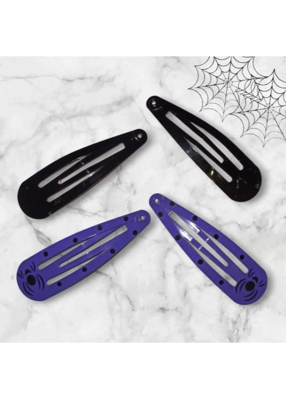 на Хелловін 4 штуки one size фіолетово-чорний Jannet Заколки (357205537)