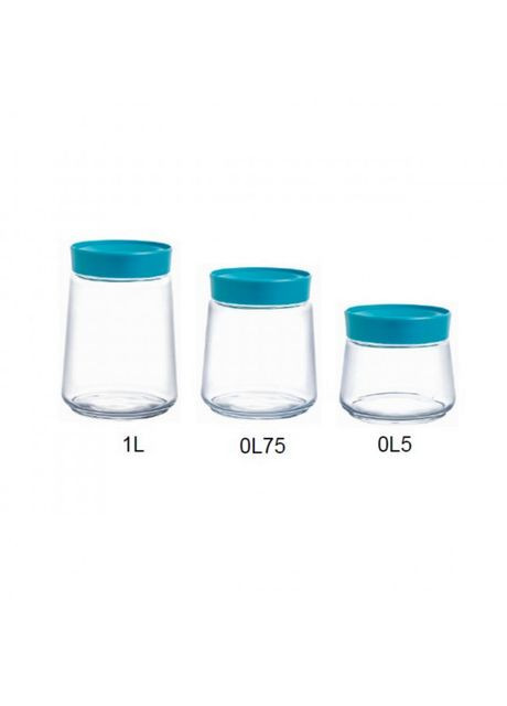 Набір банок для сипучих Jar SWING 3 шт Q6636 Luminarc (273217348)