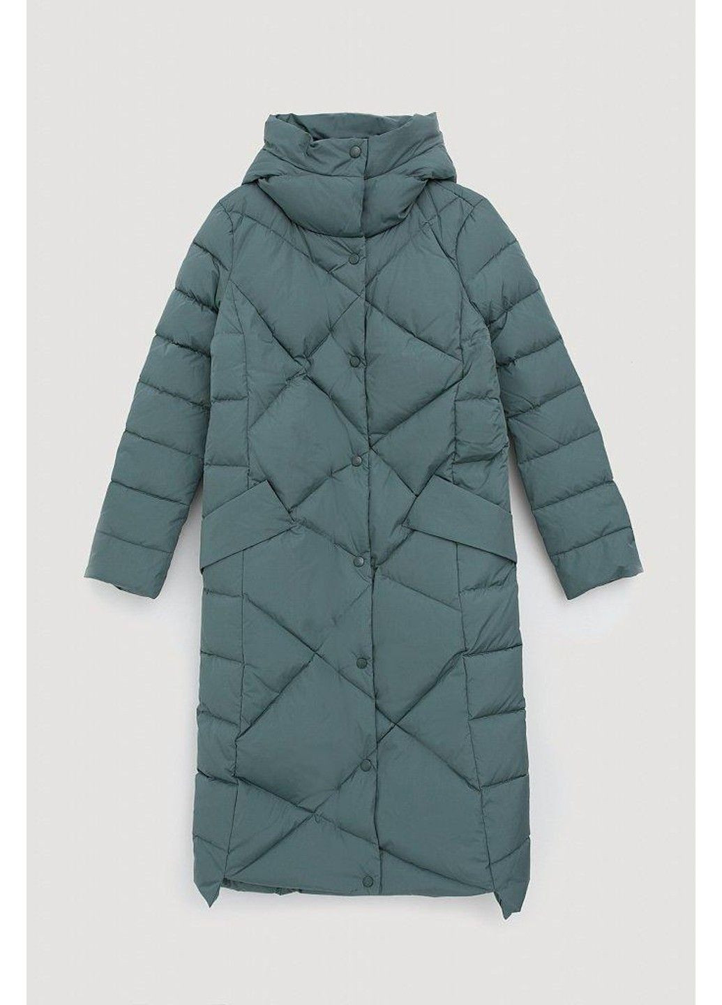 Зеленый зимний Пуховик Finn Flare
