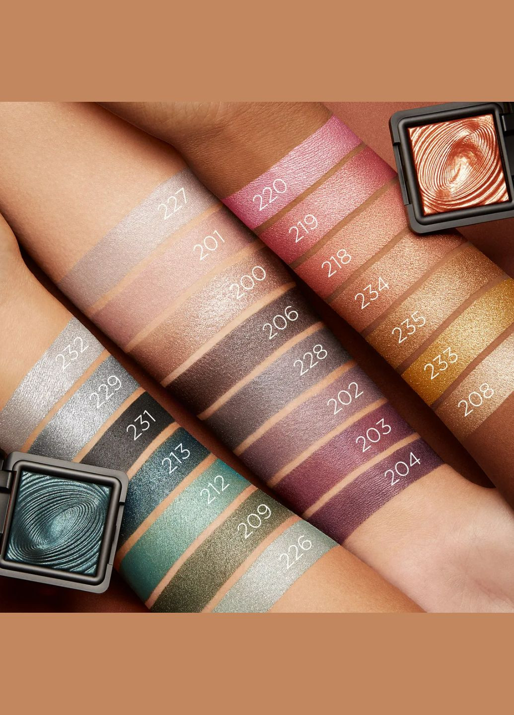 Тени для век Water Eyeshadow 206 Caffè Macroperlato 3 г Kiko Milano (316258157)