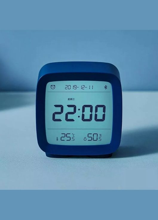 Умный будильник Xiaomi Qingping (Часы Будильник Гигрометр) CGD1 Blue (Global) Qinpai (293346751)